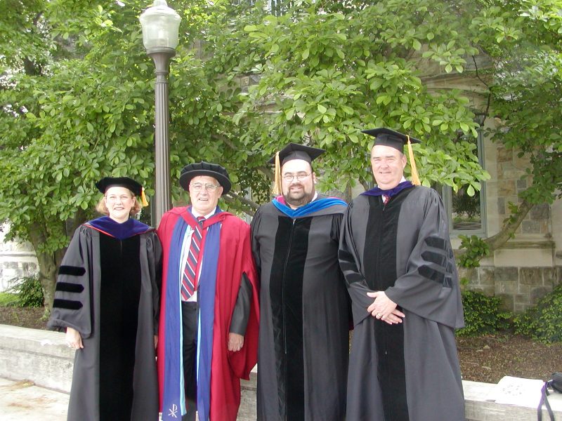 Peter DePasquale at his graduation in May 2003.