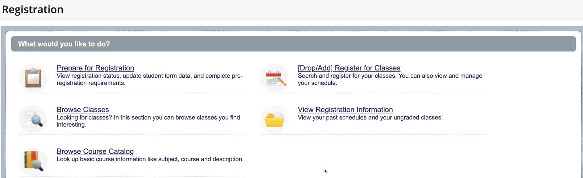 Hokie Spa Registration Screen